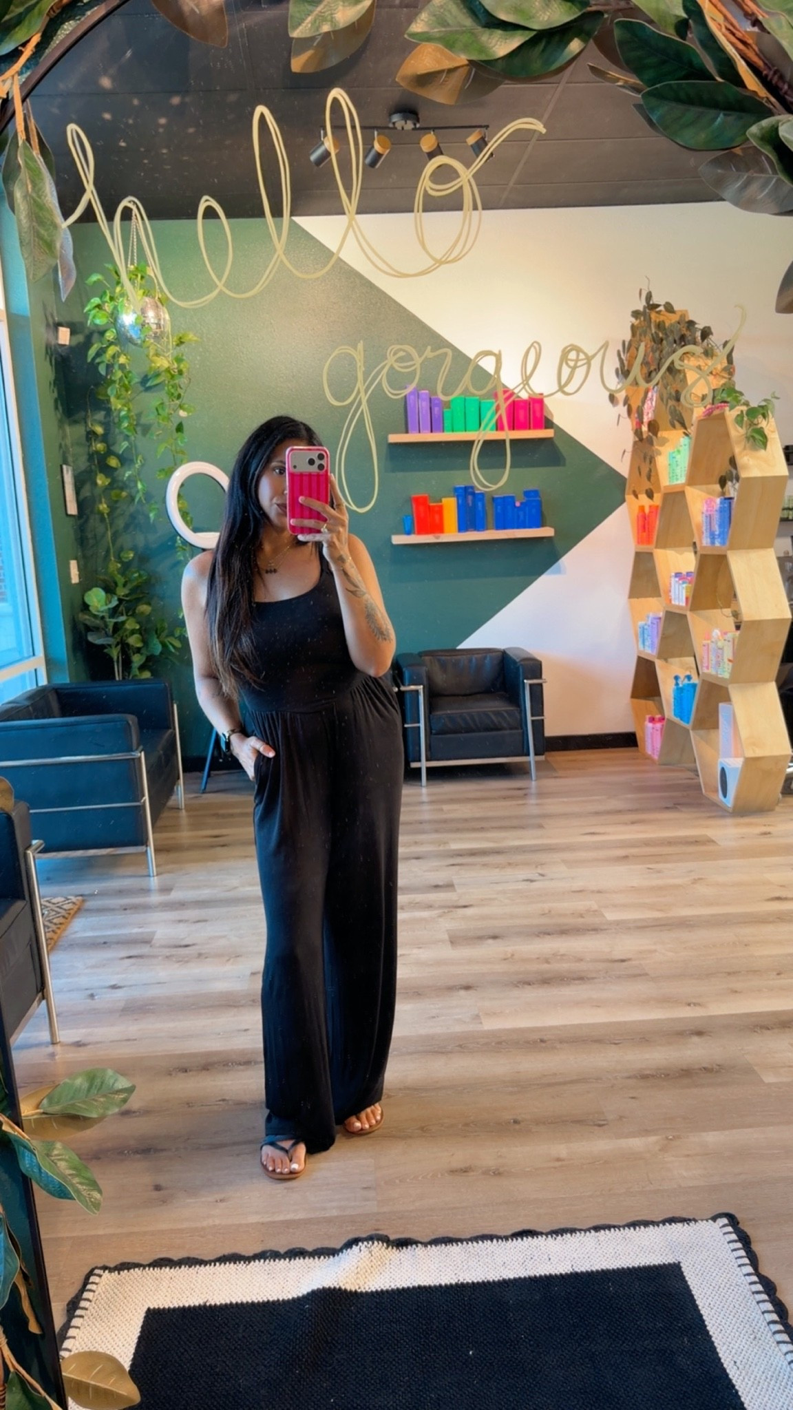 The cutest jumpsuit you can dress up or down. Wearing in the salon for work as well as to my nephews graduation.

#LTKootd #LTKSeasonal #LTKMidsize