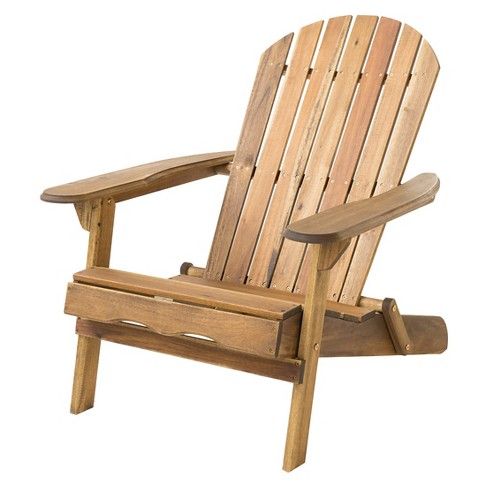 Hanlee Folding Wood Adirondack Chair - Christopher Knight Home | Target