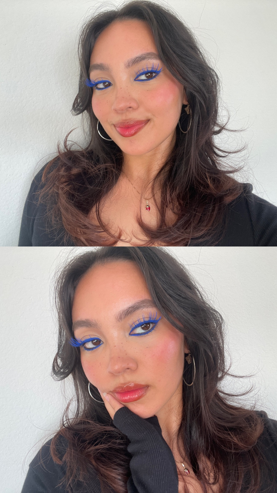 blue eyeliner 