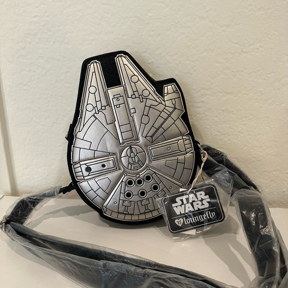 Star Wars Loungefly Millennium Falcon Crossbody Bag HTF | Poshmark