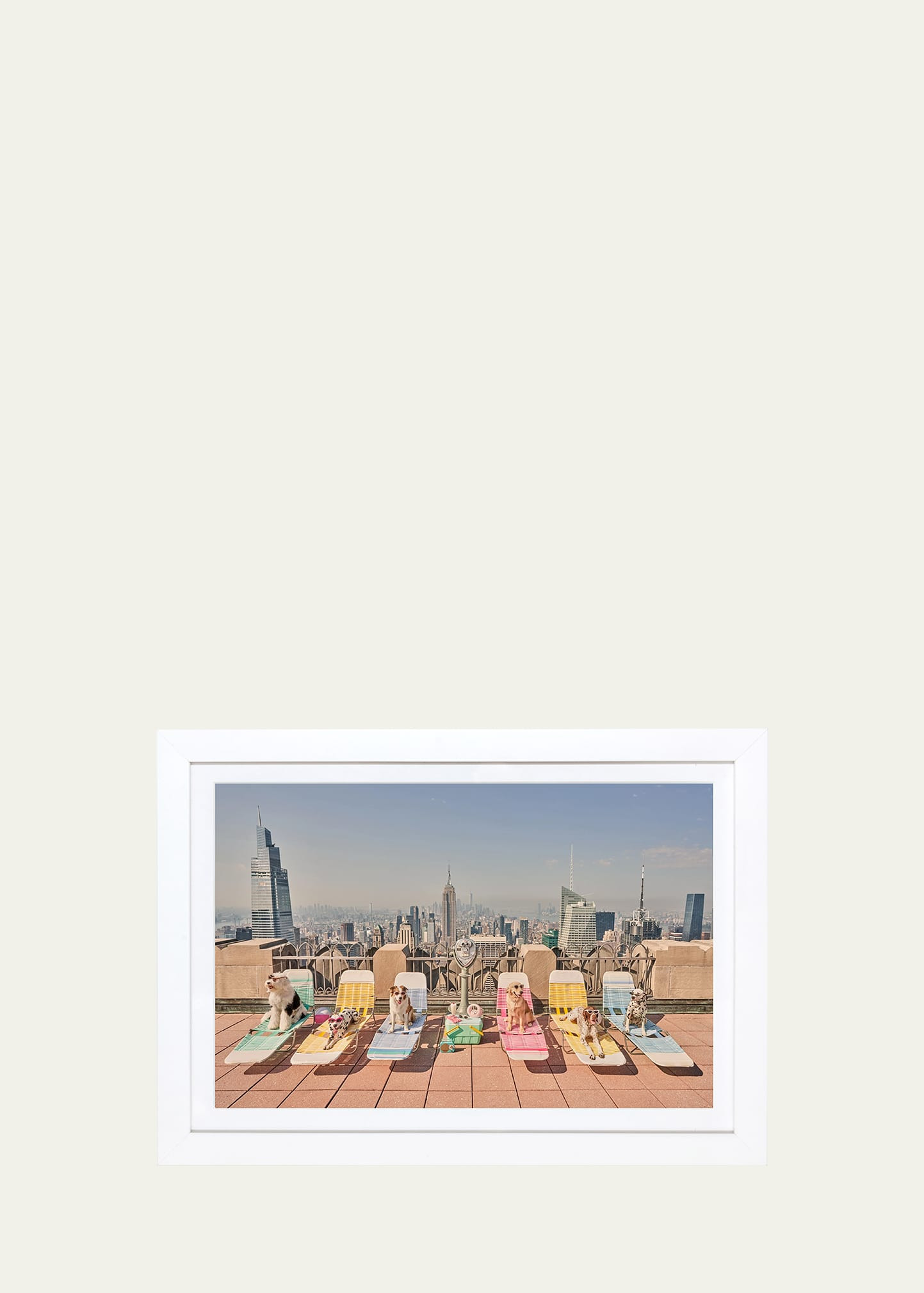 Gray Malin "Sunbathers, Top of The Rock" Mini Print | Bergdorf Goodman
