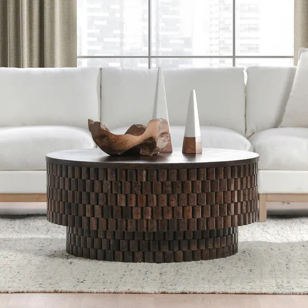 Classic Home Norwood 40" Round Coffee Table - Bed Bath & Beyond - 39464822 | Bed Bath & Beyond