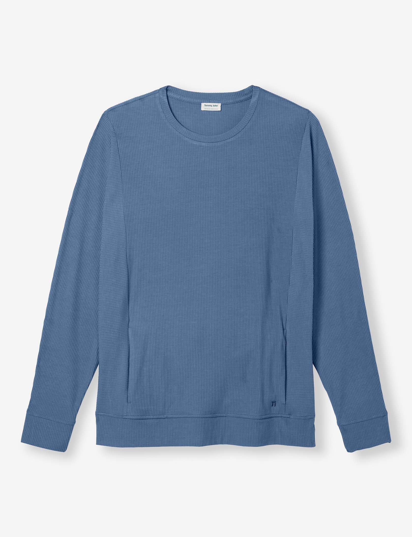 Zen Ribbed Crew Neck Sweatshirt | Tommy John