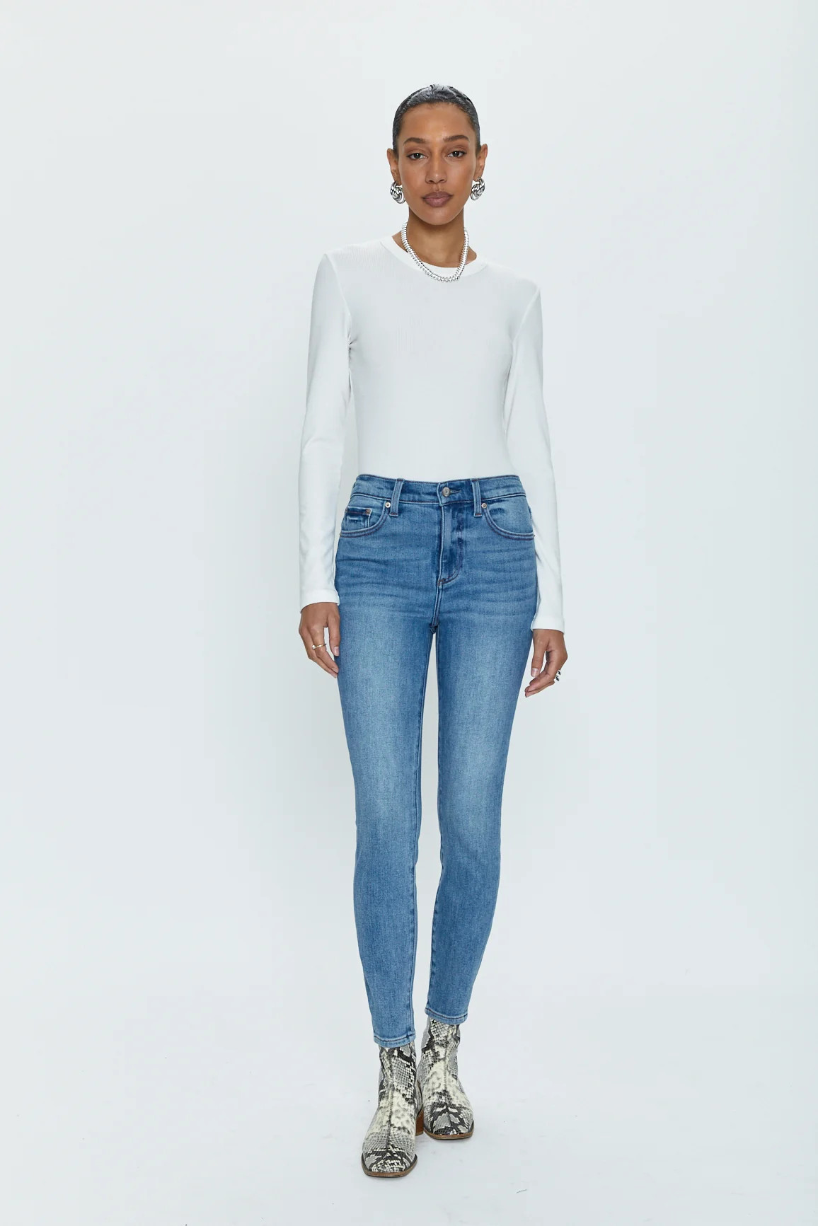 Aline High Rise Skinny Jean - Linden | Pistola Denim