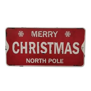 24" Merry Christmas North Pole Wall Sign by Ashland® | Michaels Stores