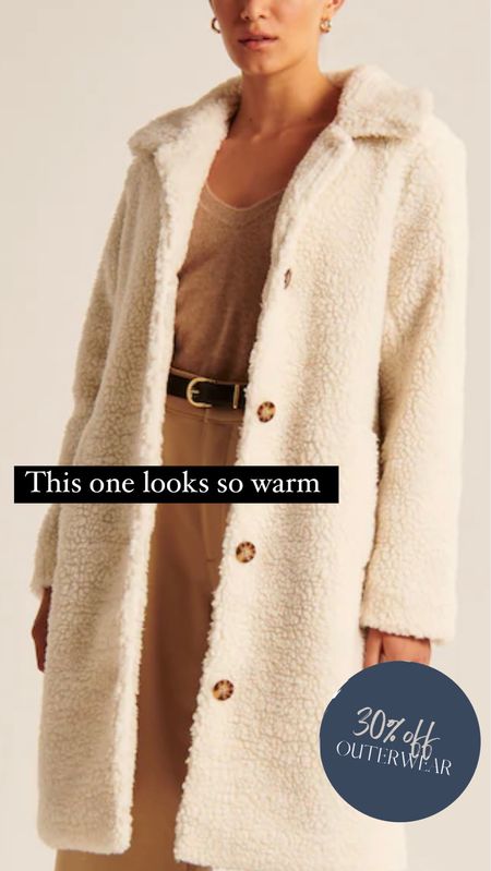 Fuzzy and warm coat - 30% off today

#LTKSeasonal #LTKsalealert #LTKHoliday
