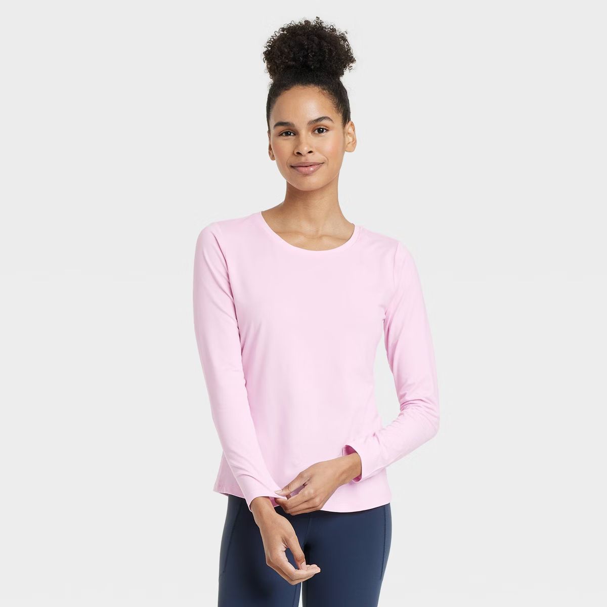 Women's Essential Crewneck Long Sleeve Top - All In Motion™ | Target