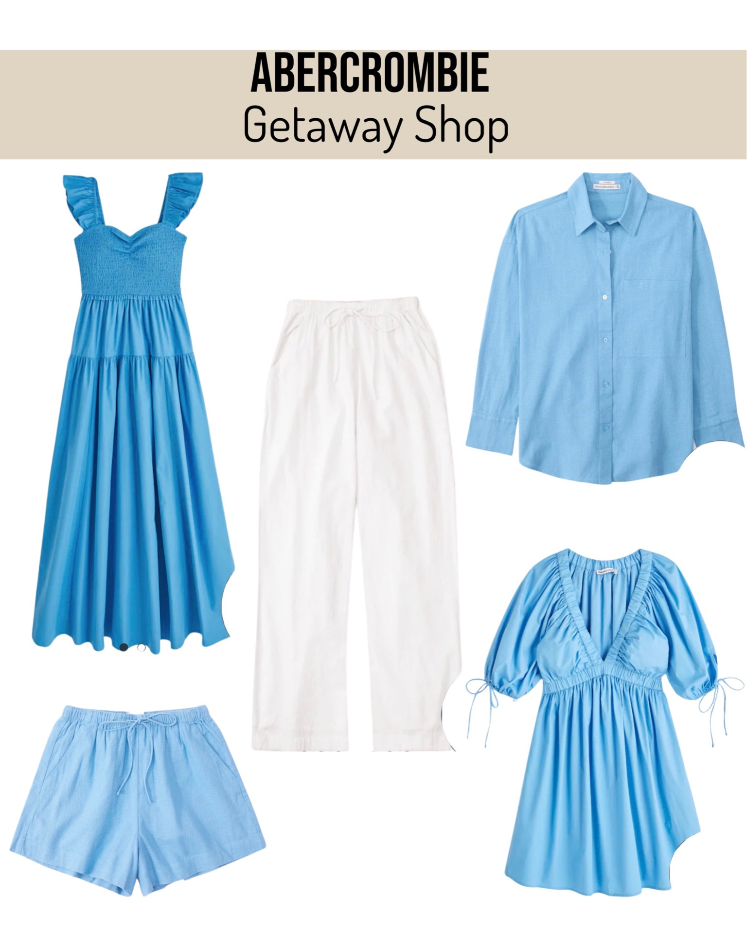 More Abercrombie getaway pieces! 



#LTKSeasonal #LTKsalealert #LTKunder50