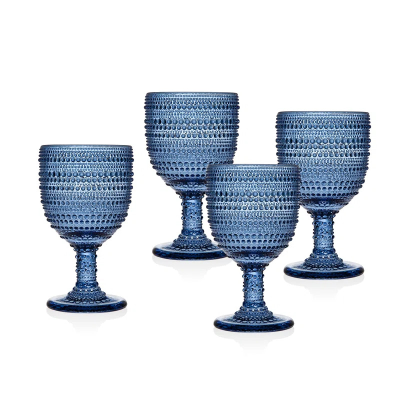 Babbitt 12oz. Crystal Goblet Set (Set of 4) | Wayfair North America
