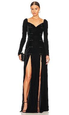 SAU LEE Megan Dress in Black from Revolve.com | Revolve Clothing (Global)
