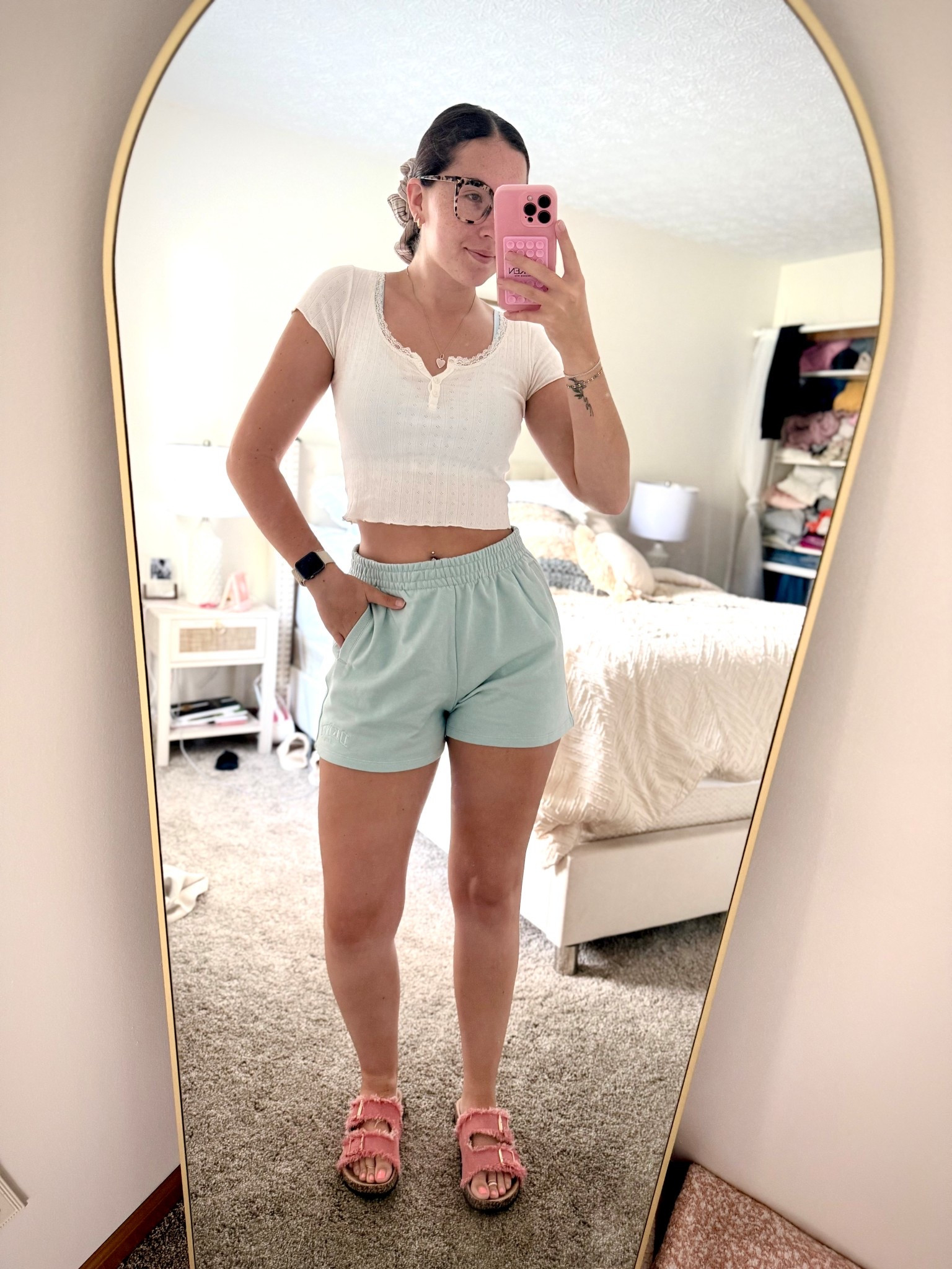 Shorts are DKNY from tj maxx & shirt is from forever 21 like foreverrrr ago but I linked the closest I could💖

#LTKU #LTKBeauty