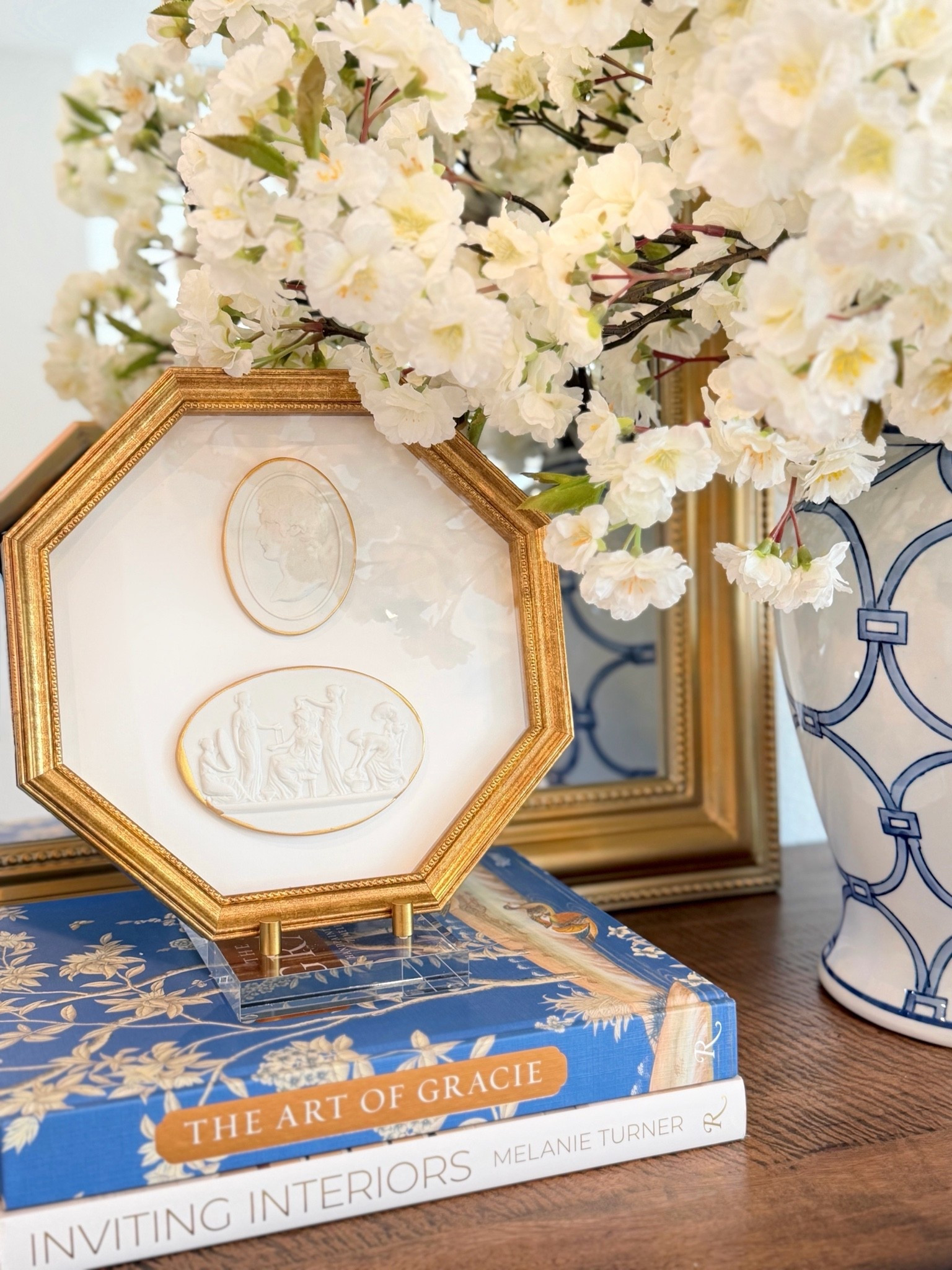 $15 framed intaglio 😍 swapped the striped fabric with linen cardstock paper

#LTKSaleAlert #LTKHome