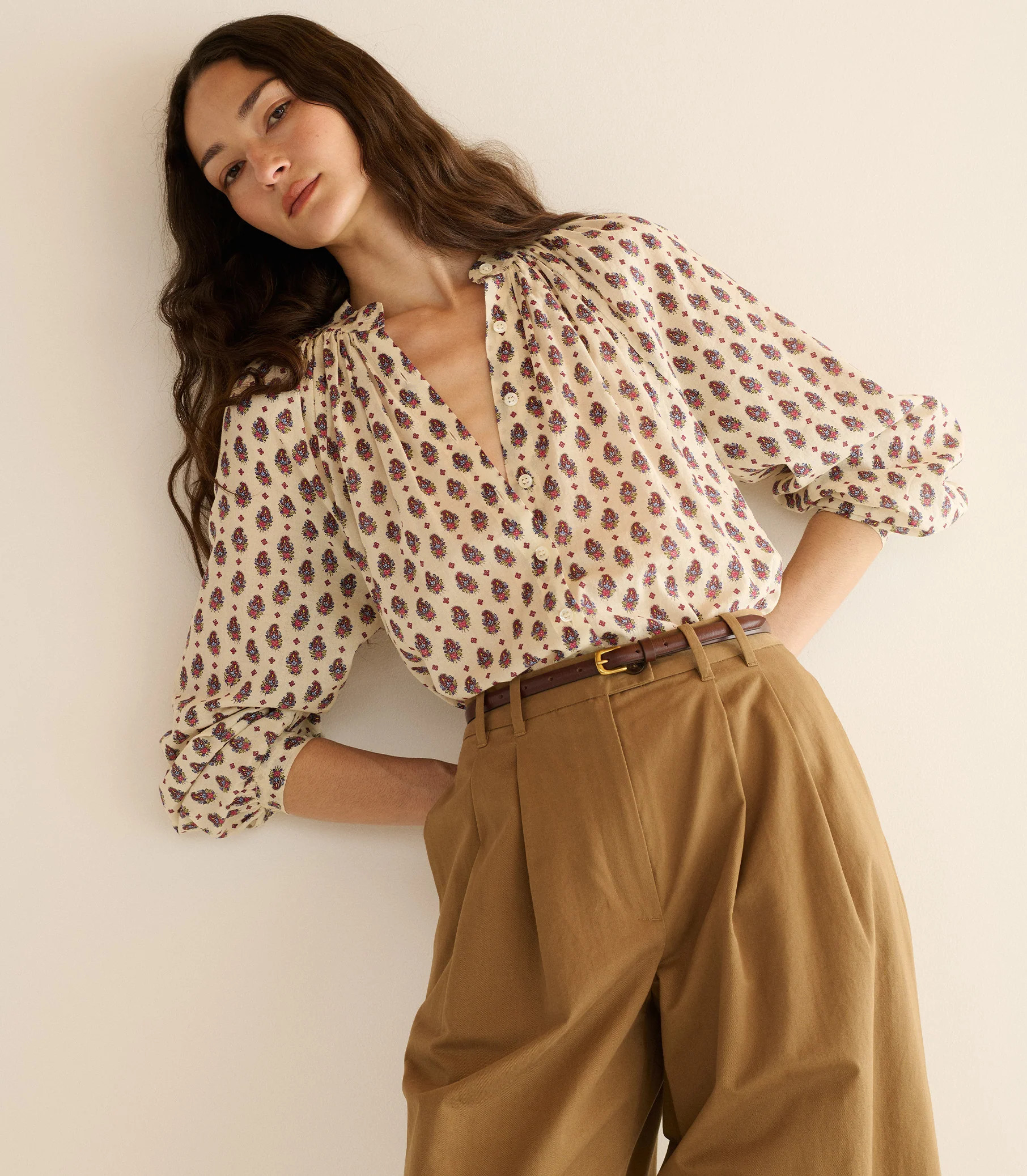 Julienne Top - Provencal Paisley | DÔEN | DOEN