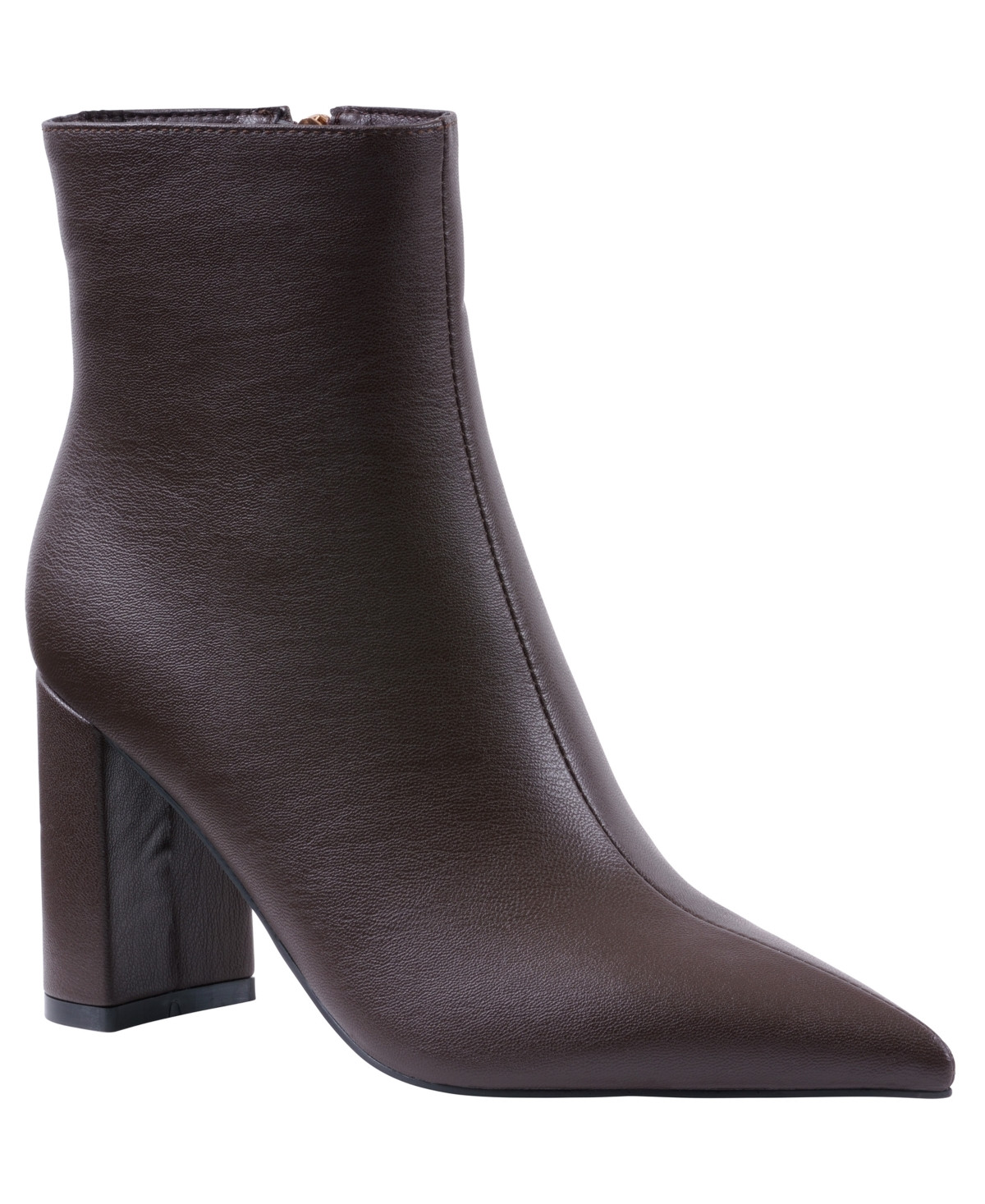 Gc Shoes Women's Maren Block Heel Dress Booties - Brown | Macy's