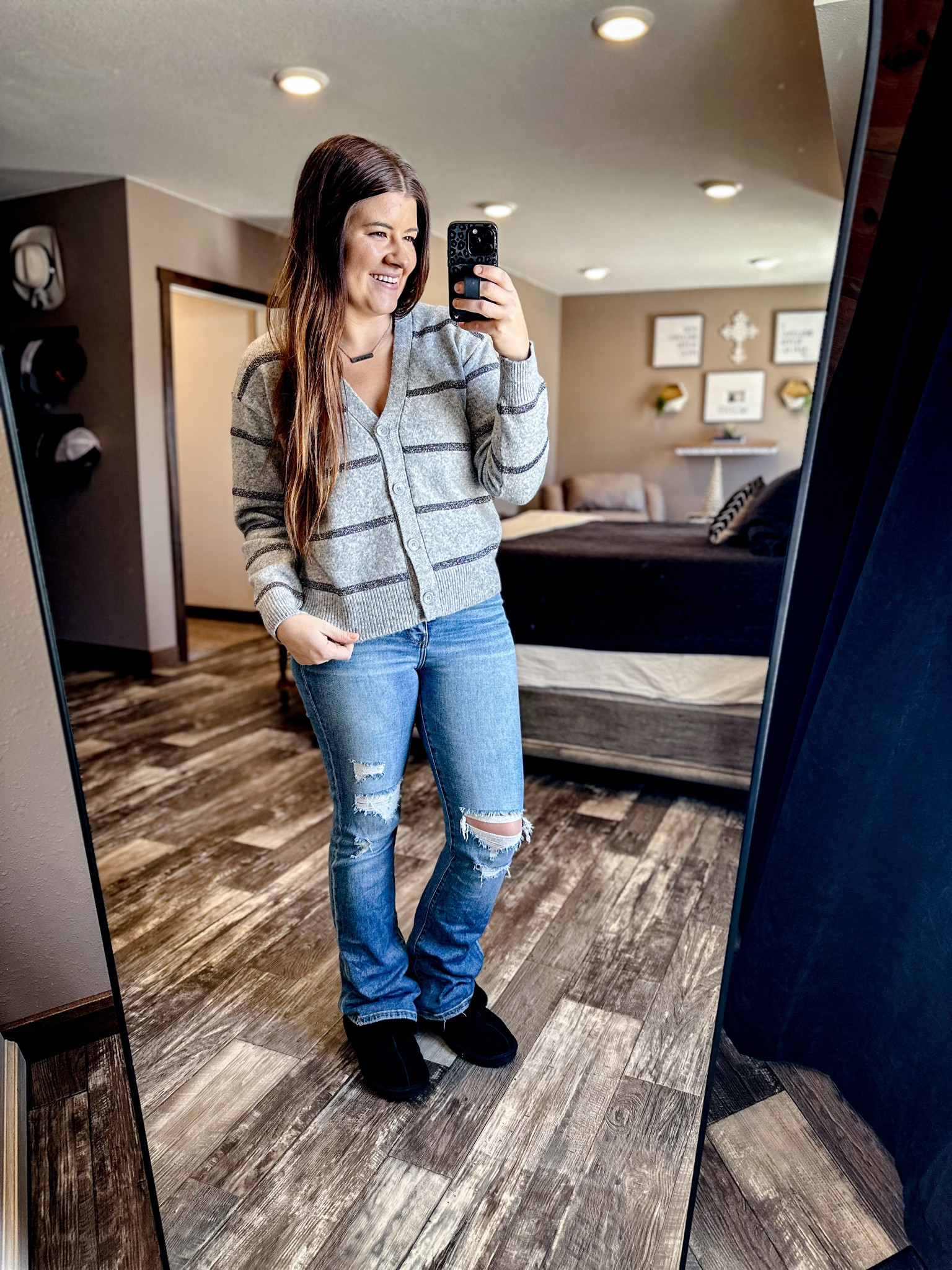 Sharing some of my favorite Walmart fashion finds! I’m obsessinggggg over this little cardigan and it’s only $17.98! I’m wearing my normal size medium. I wish you could feel just how soft this thing is 😍♥️

#walmartfashion #walmart #giftideas 

#LTKFindsUnder50 #LTKStyleTip #LTKMidsize