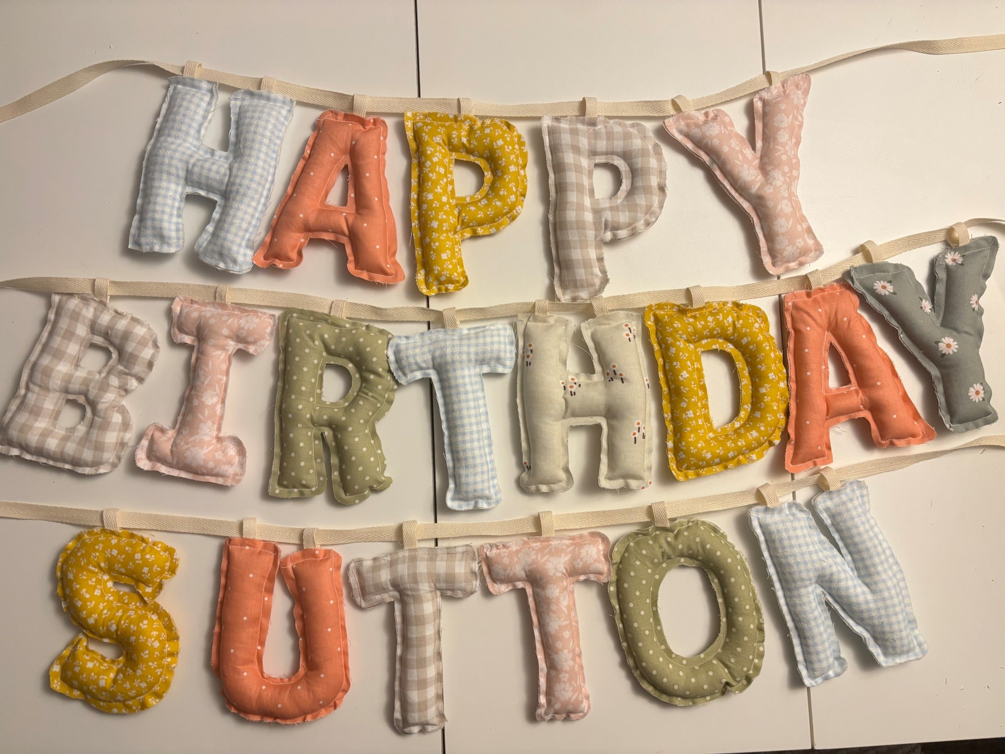 Personalized custom happy birthday banners!! Fabric name banners are HUGE right now and they are the most perfect addition to your next party!! Let me make one for you!! You can pick whatever fabrics you like! 💛 name banner, fabric letters, birthday garland, quilted letter sign
#namebanner #fabricletters #quiltedbanner #LTKParty 


#LTKKids #LTKGiftGuide #LTKHoliday