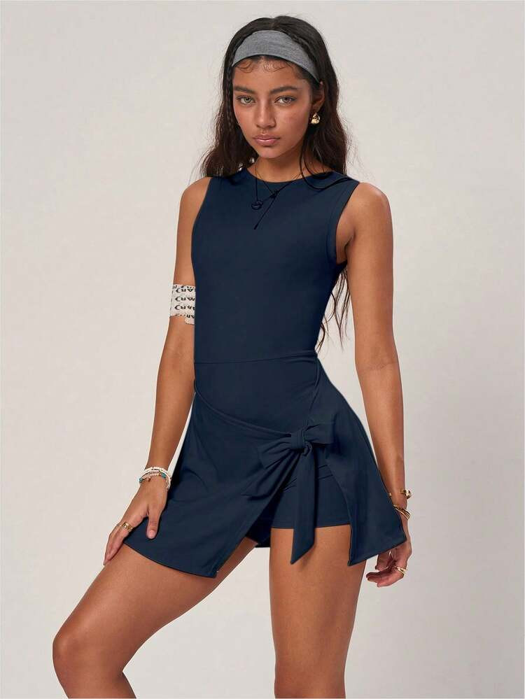 Dress W/ Built In Shorts | SHEIN