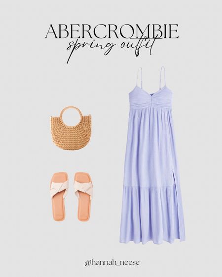 Spring outfit ideas - casual beach outfit - Abercrombie maxi dress summer style 

#LTKsalealert #LTKSeasonal #LTKSale