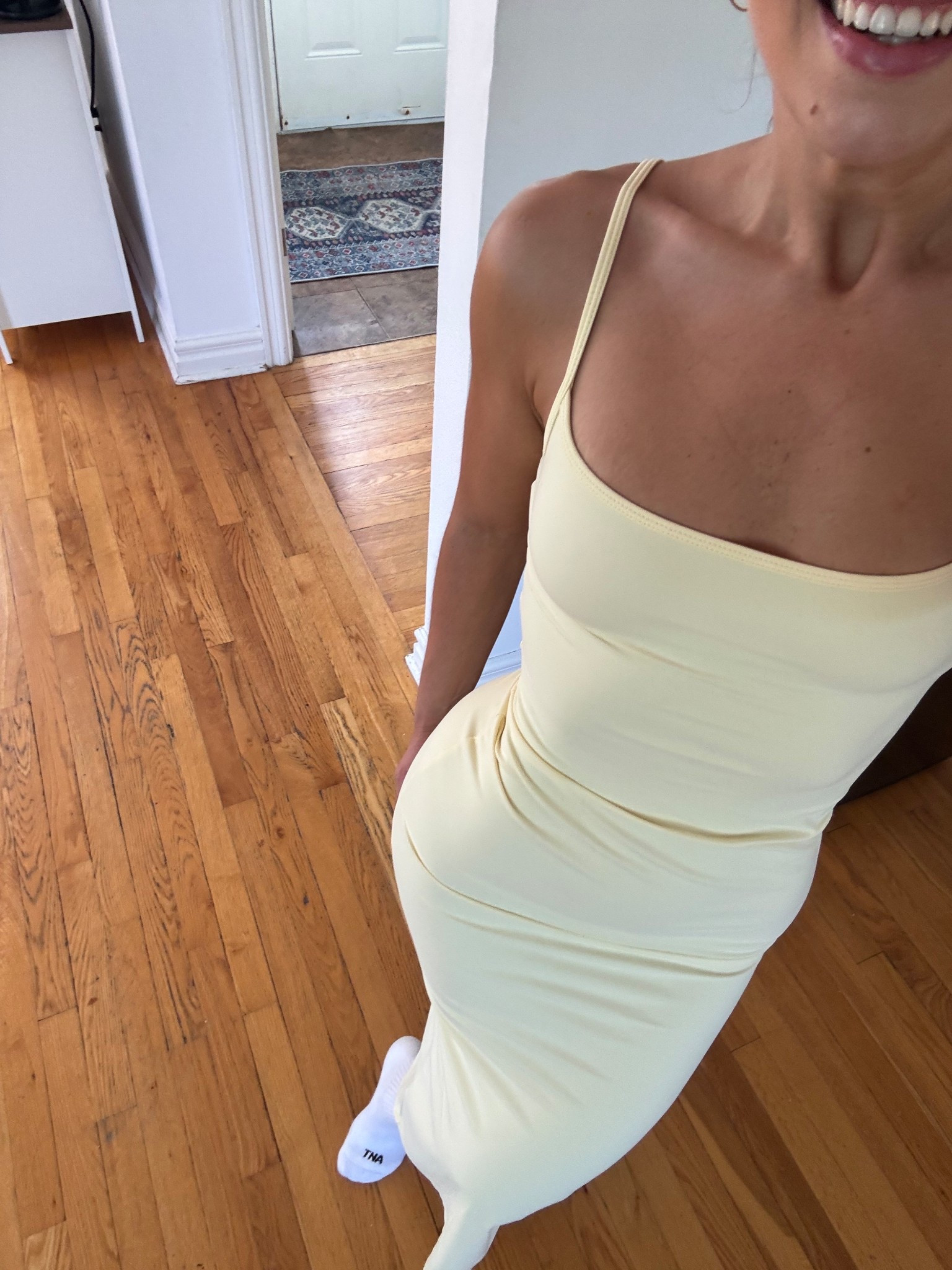 DRESS OF MY DREAMS!!!!! 💛🌼🍌🍯
wearing an xs

 #garage #butteryellow #yellow

#LTKdresses #LTKcanada #LTKsummer