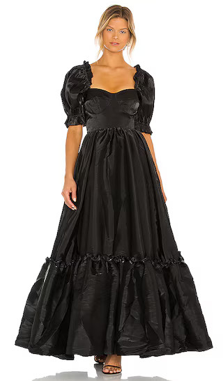 Selkie X REVOLVE Ritz Gown in Black. - size XS (also in M, M(8), S) | Revolve Clothing (Global)