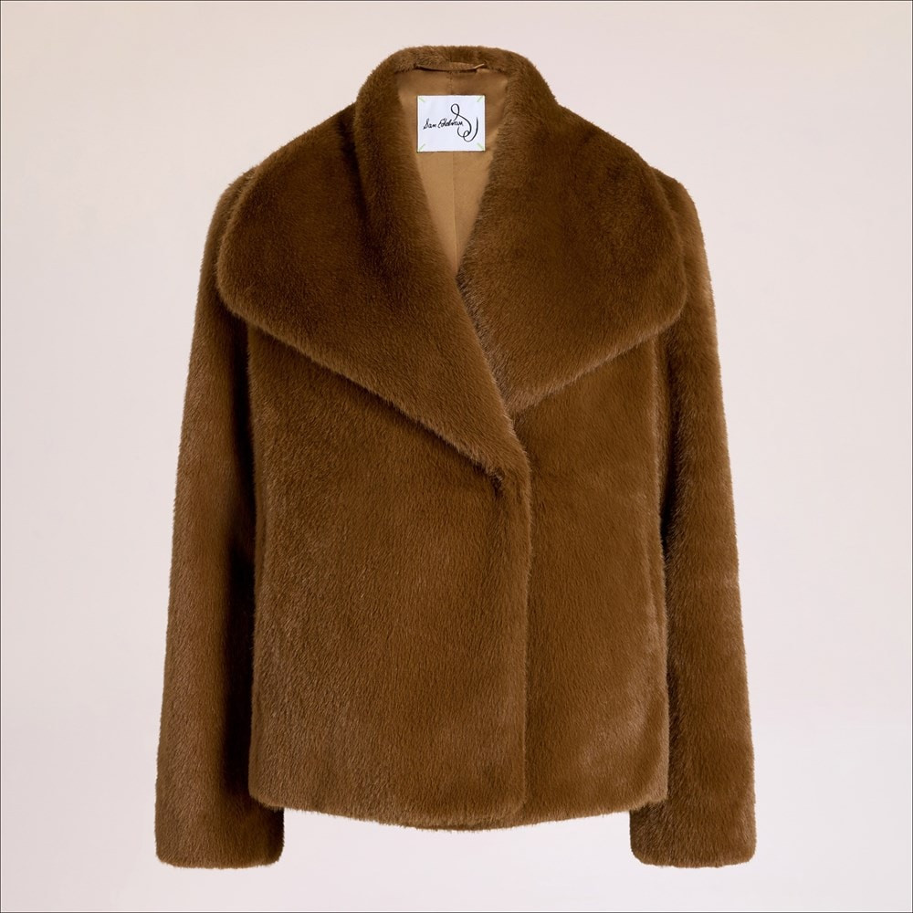 Sam Edelman Short Faux Fur Coat | Women's Outerwear | Sam Edelman