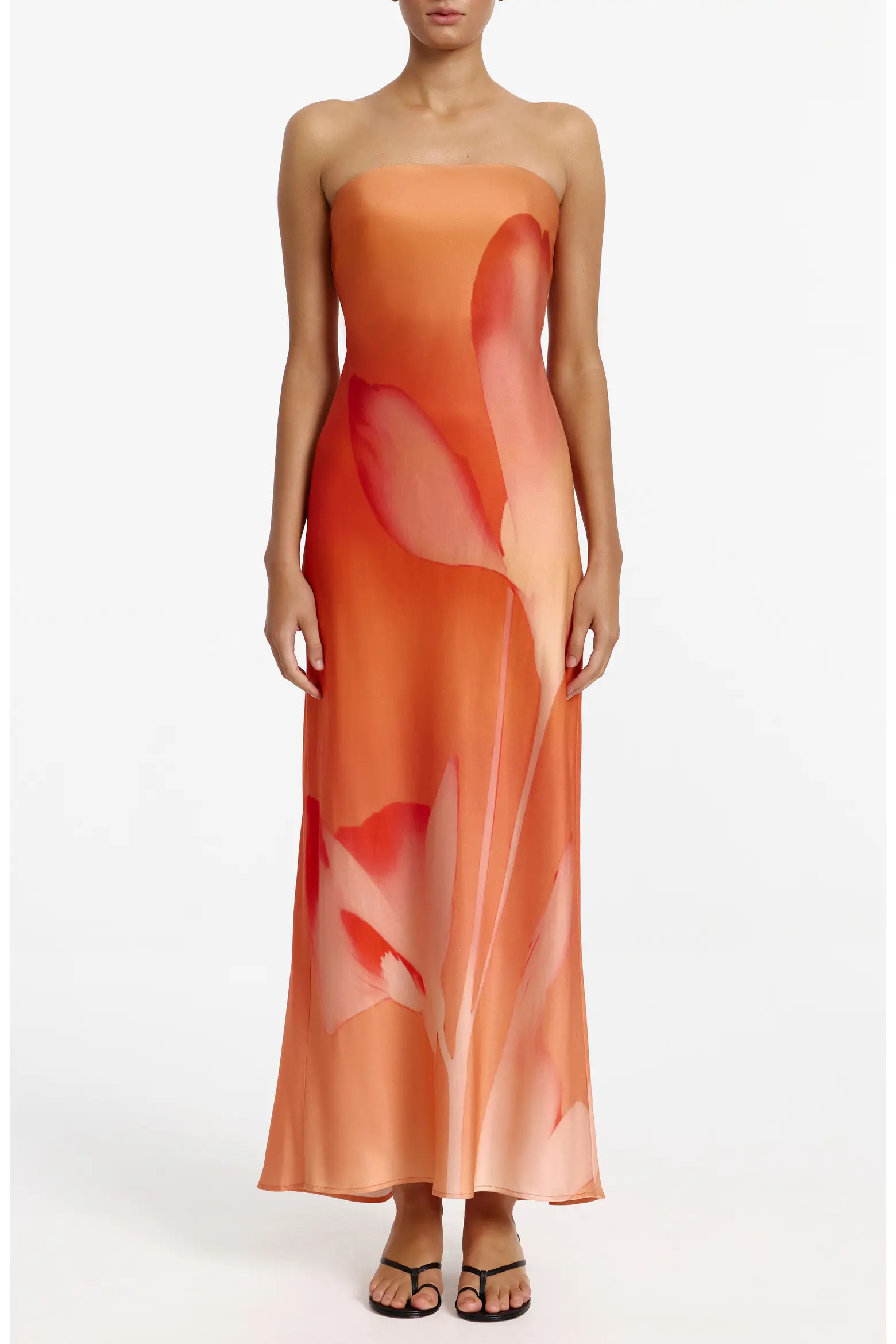 Mora Floral Print Strapless Dress (Women) | Nordstrom | Nordstrom