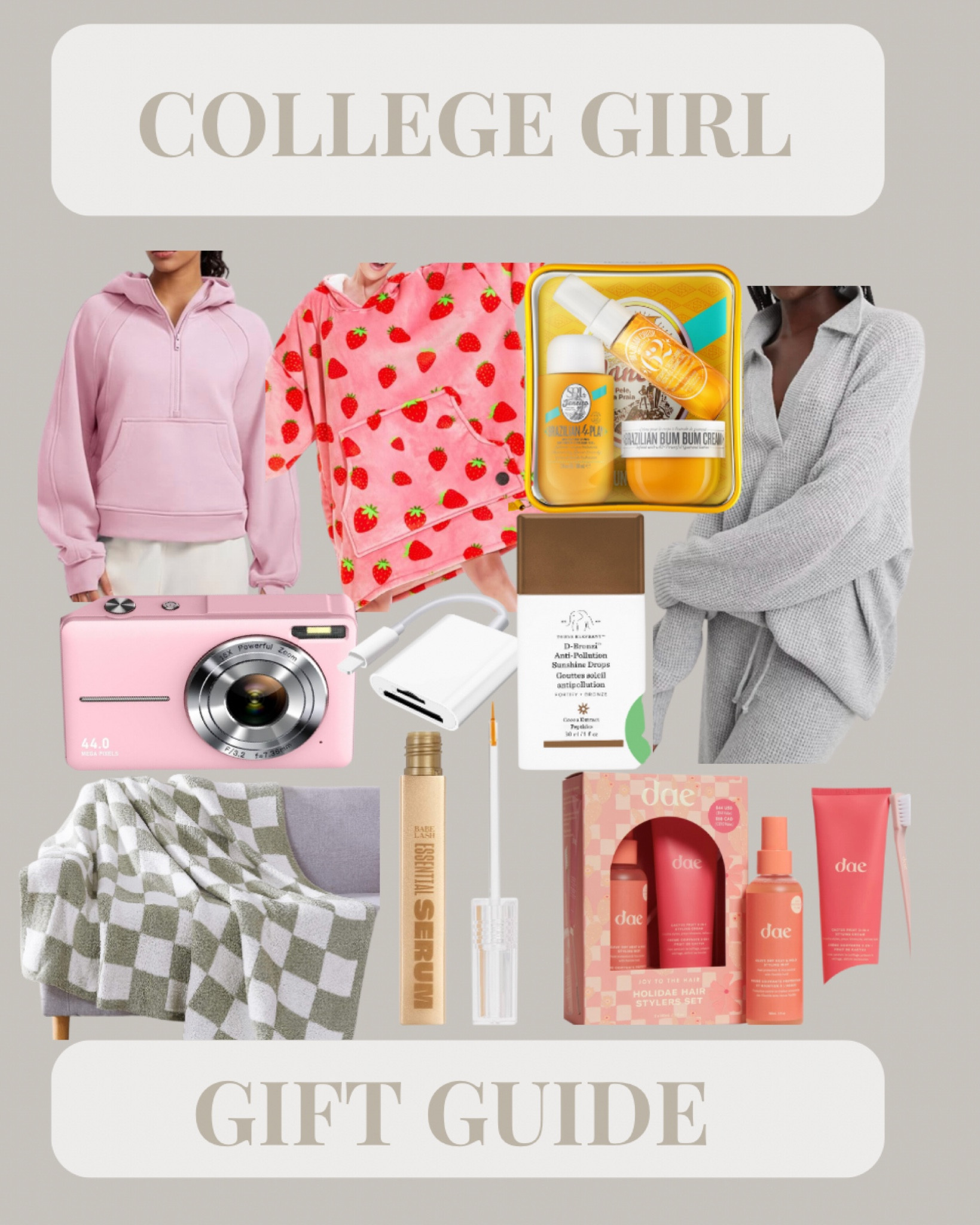 I’ll take one of everything please 

College girl gift guide, gift guide for her, young girl gift guide, trendy girl gift guide, cozy girl gift guide

#LTKGiftGuide #LTKCyberWeek #LTKSeasonal
