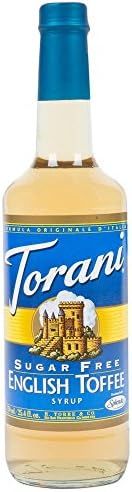 Torani Sugar Free English Toffee 750 mL (pack of three) | Amazon (US)