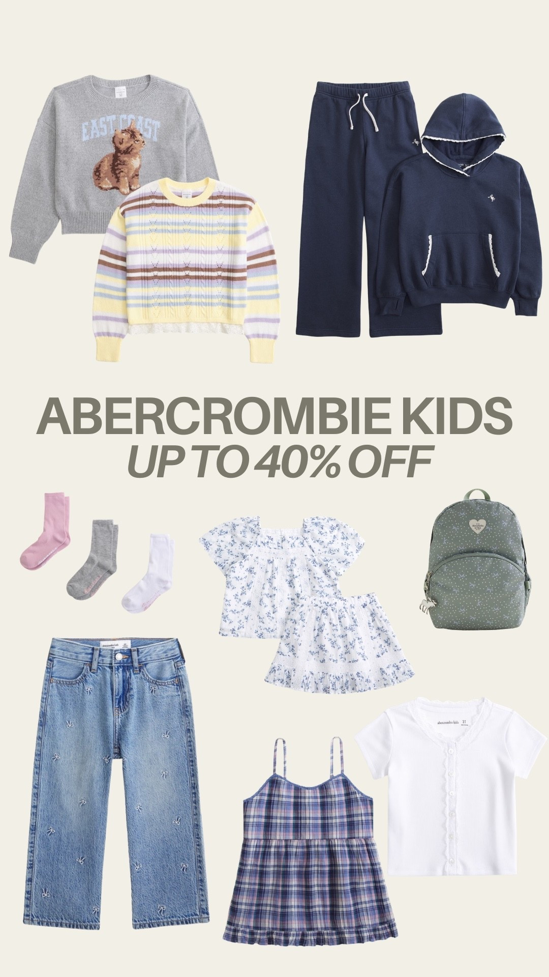 up to 40% off kids clothing at abercrombie! just in time for back to school

sale alert, back to school, kids clothing, abercrombie, mom life, michele jaliene

#LTKKids #LTKmomlife #LTKSaleAlert