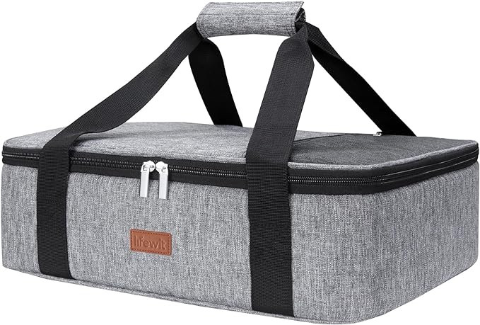 Lifewit Insulated Casserole Carrier for Hot or Cold Food, Casserole Dish Carrying Case, Lasagna H... | Amazon (US)