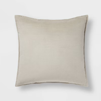 Cotton Velvet Square Pillow - Threshold™ | Target