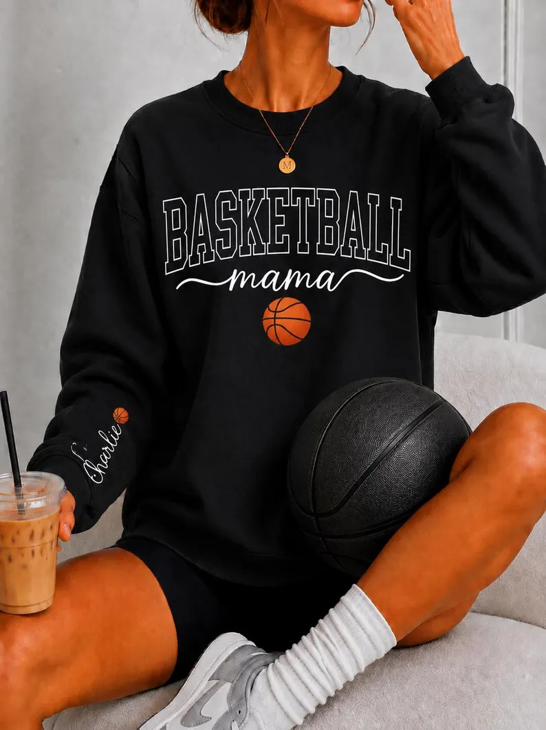 Basketball Mama CrewNeck 3 Colors | Etsy (Global)