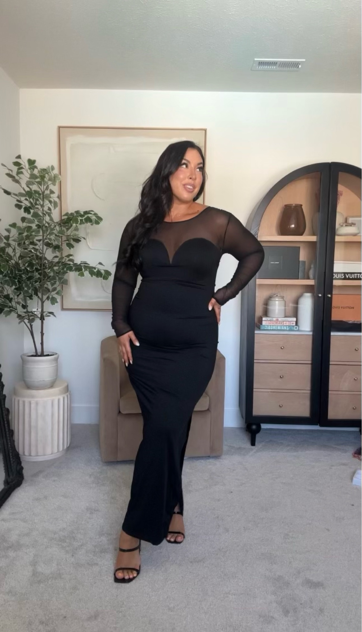 formal dresses with built-in shapewear Feelingirl Built In Shapewear Dress main image 0