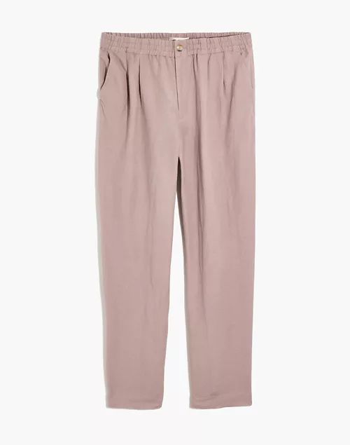 Linen-Blend Track Trousers | Madewell