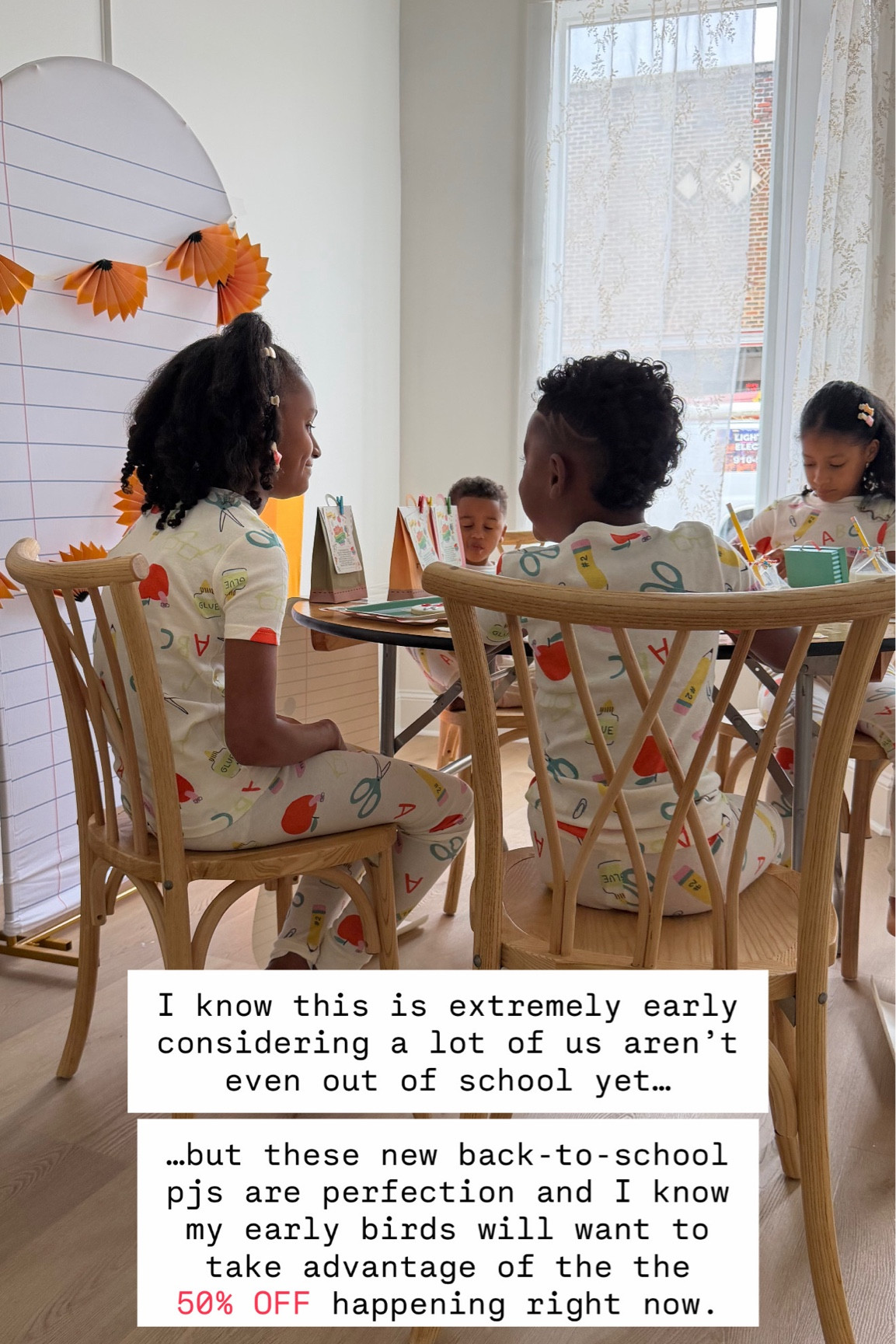 I know this is extremely early considering a lot of us aren’t even out of school yet…

…but these new back-to-school pjs are perfection and I know my early birds will want to take advantage of the the
50% OFF happening right now.

#LTKmomlife #LTKKids