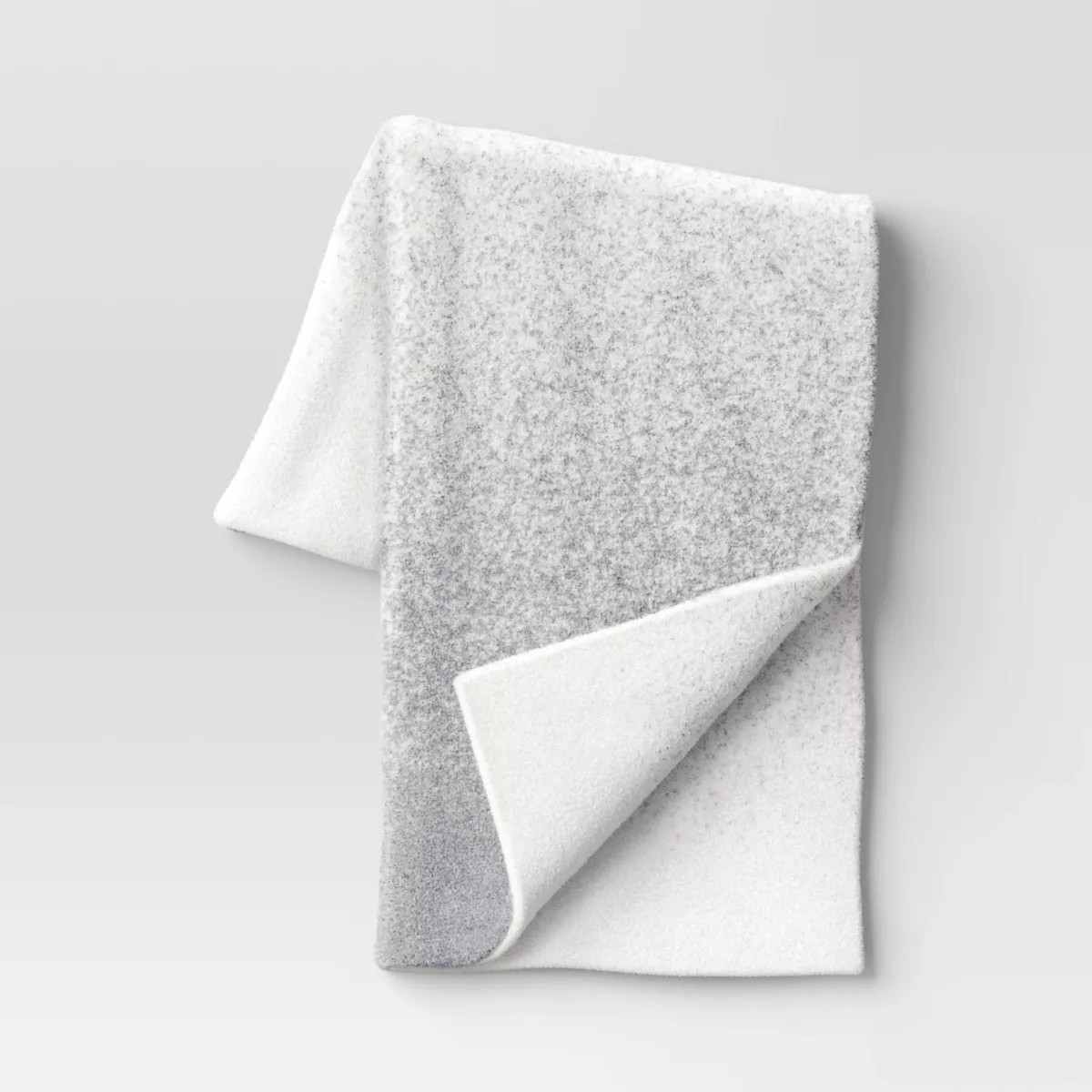 Reversible Ombre Cozy Feathery Knit Throw Blanket - Threshold™ | Target