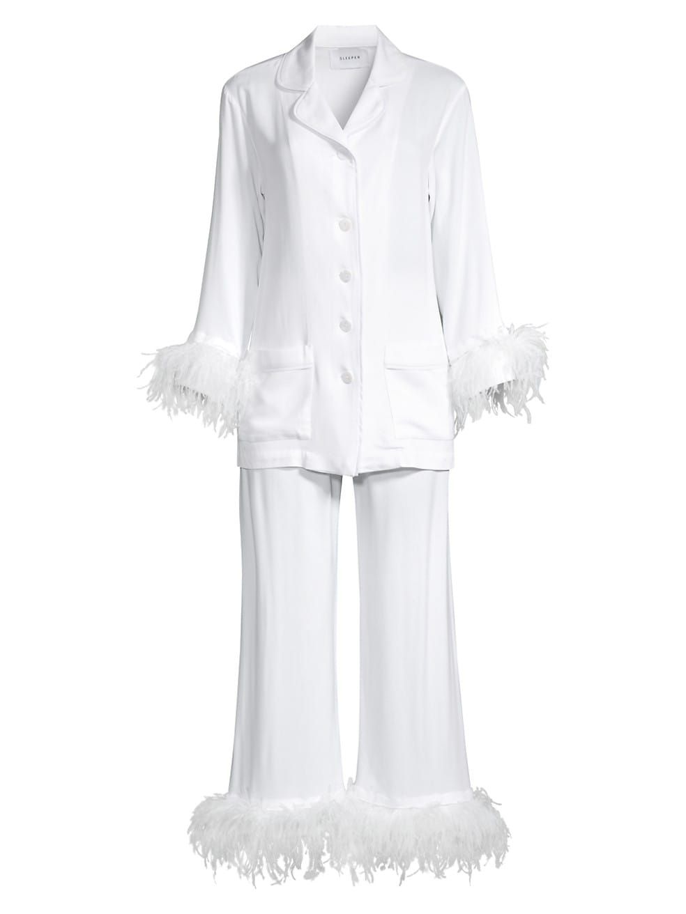 Sleeper


Party Ostrich Feather-Trim 2-Piece Pajama Set | Saks Fifth Avenue