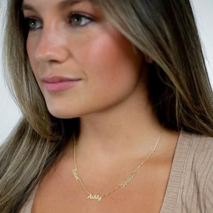 Custom Script My Mantra Name Necklace | The Sis Kiss