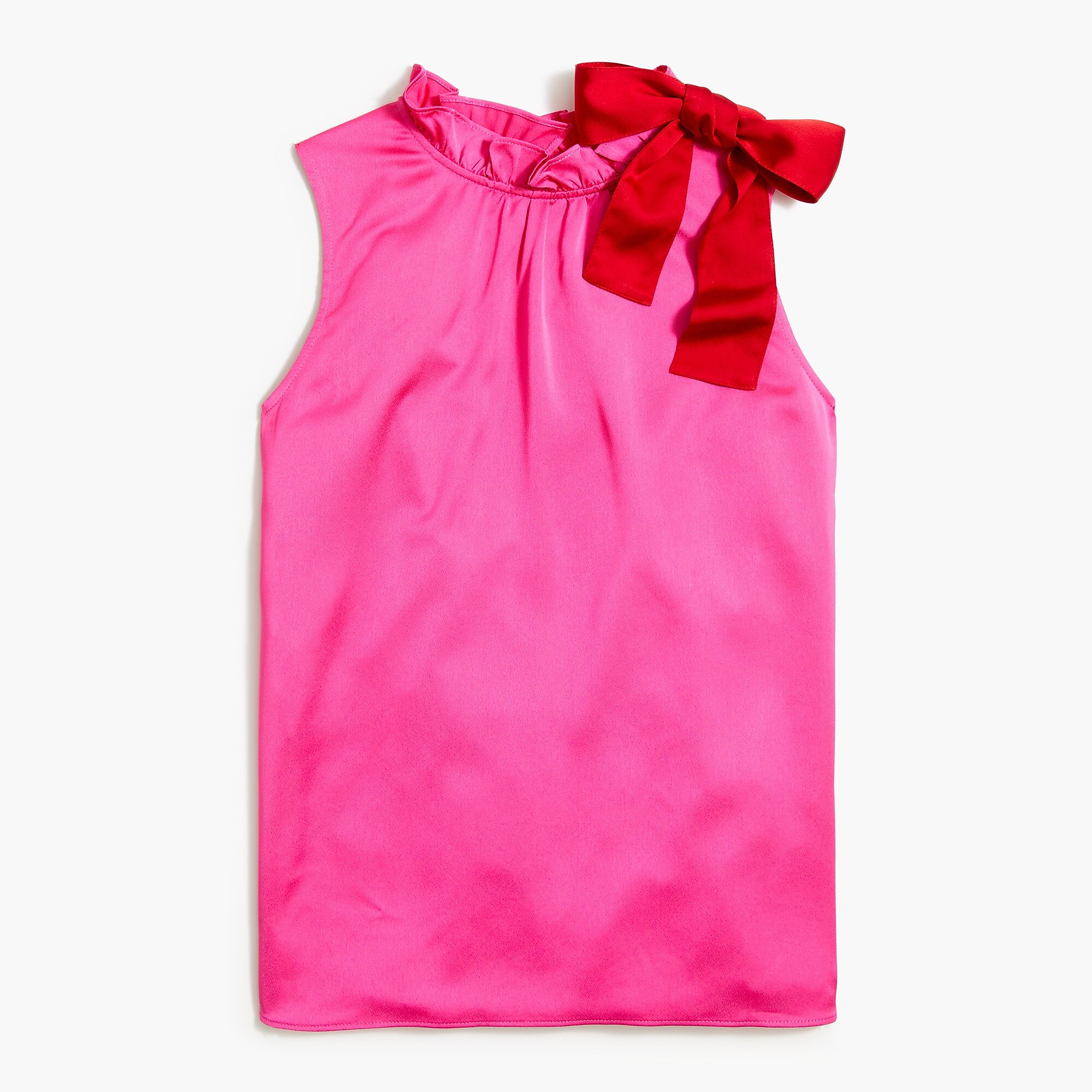 Bow-neck top with ruffles | J.Crew Factory