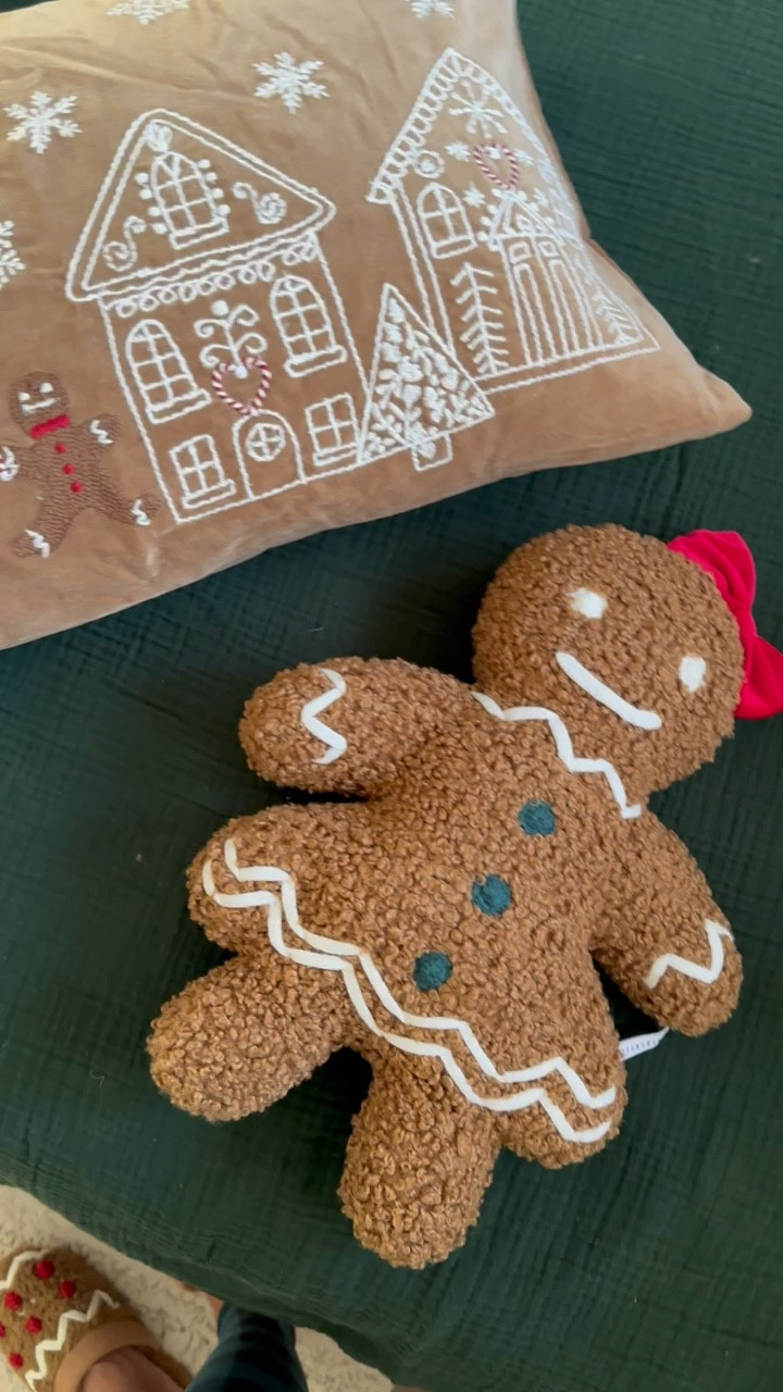 Gingerbread everything! Gingerbread pillows, houses and mugs  

#LTKcanada