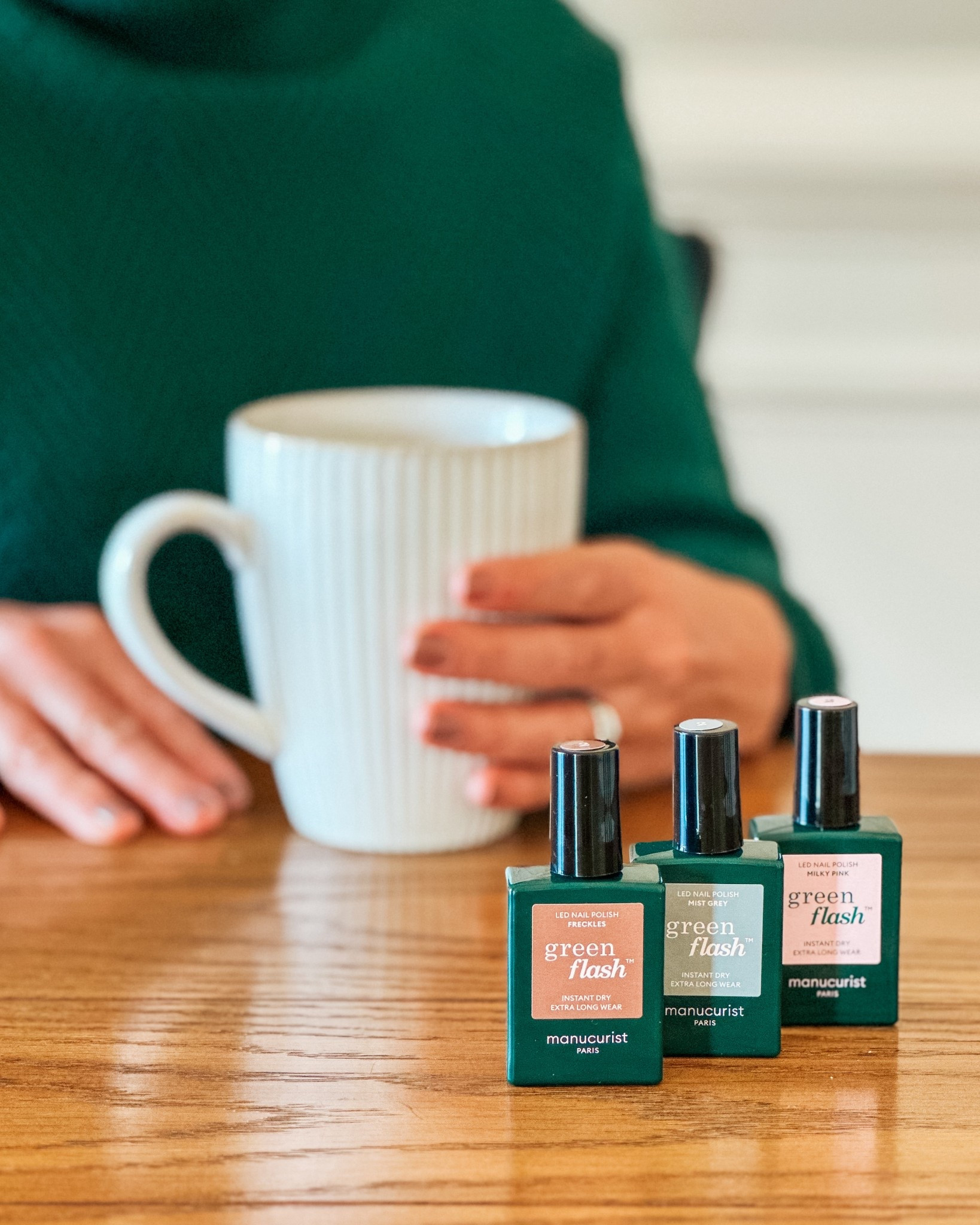 Winter nails, but healthier ✨ Clean gel color that actually strengthens your nails. Meet the Après Ski Color Collection from Manycurist  Long lasting, instant drying, & removal in 1 minute  

#LTKBeauty #LTKSeasonal #LTKmomlife