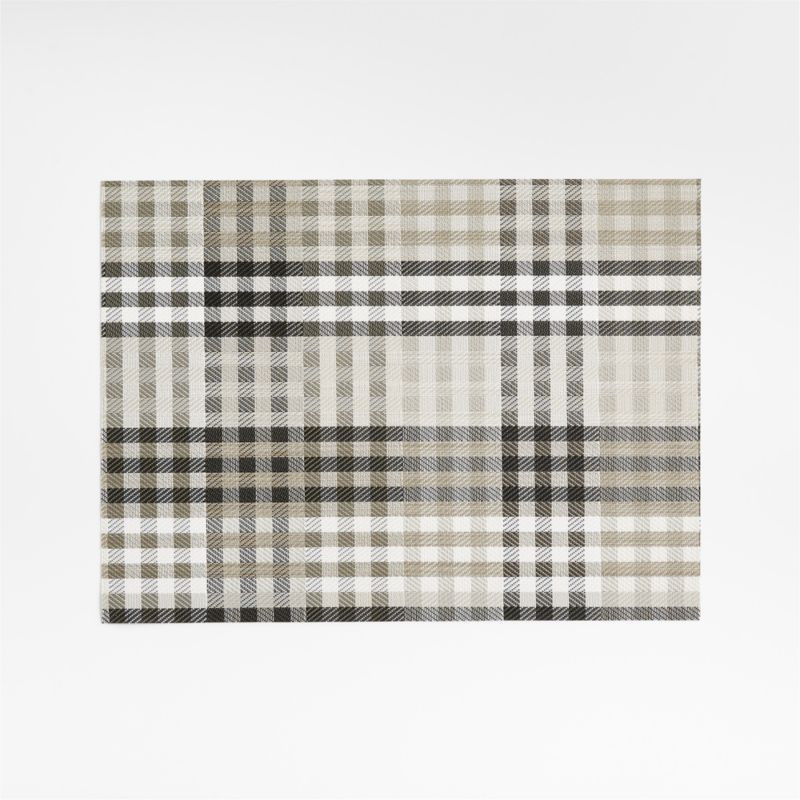 Chilewich Rhythm Black Placemat + Reviews | Crate & Barrel | Crate & Barrel