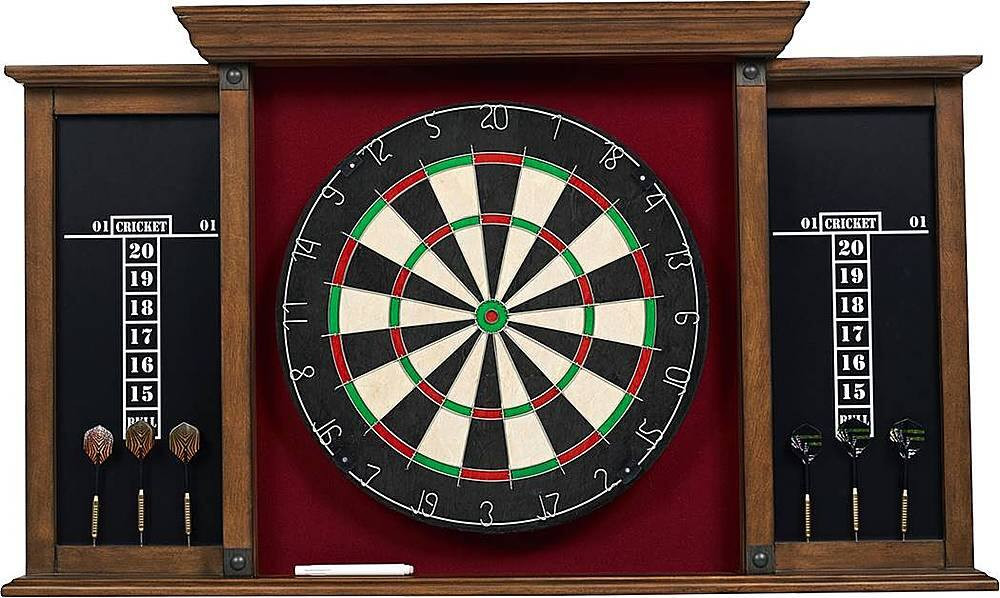 Barrington Sherwood Wood Veneer Dart Cabinet Brown/Black/Red DB410Y20017 - Best Buy | Best Buy U.S.