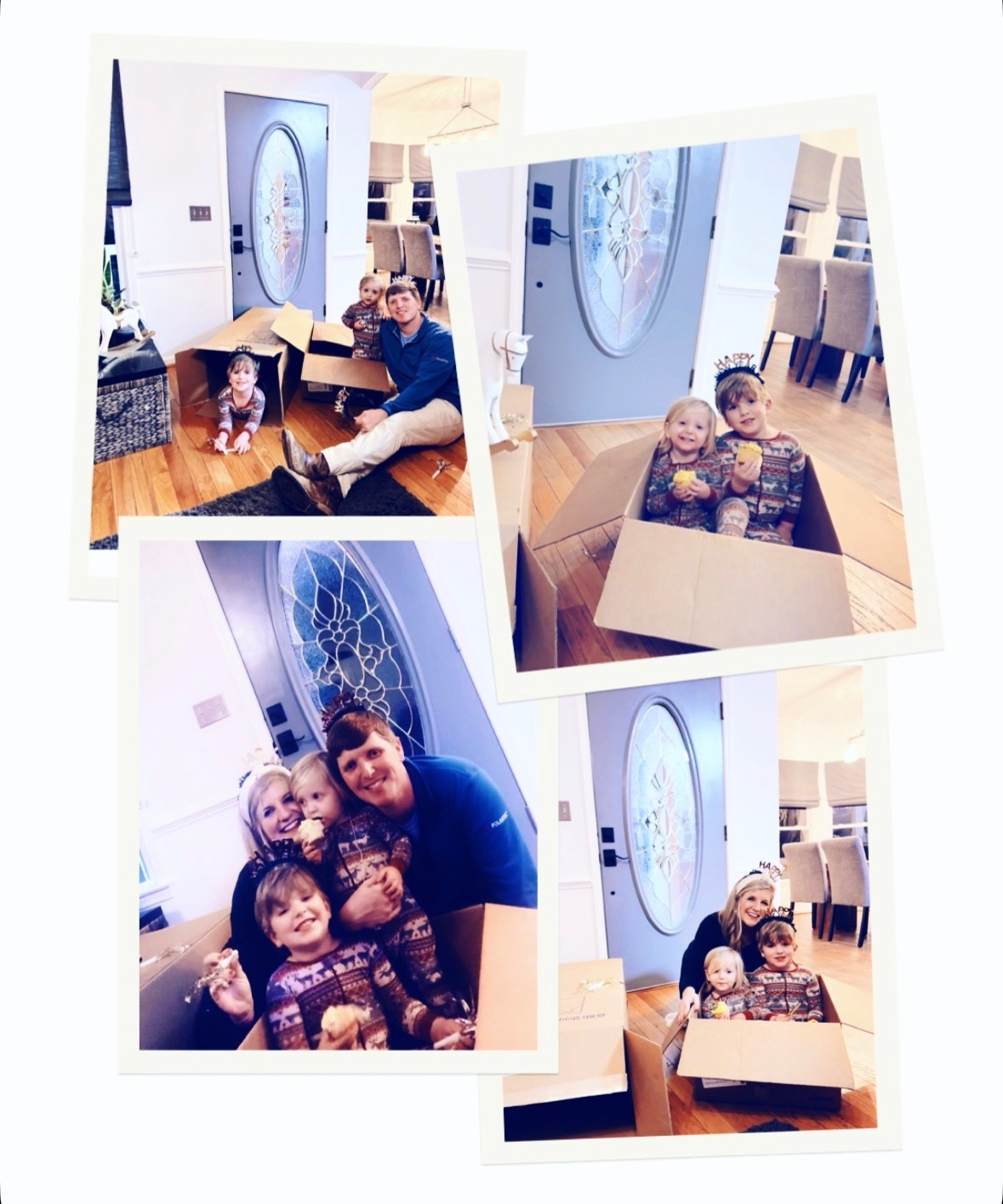 New Year’s Eve 🪩🎉🥳 : moving to the farm 🚜🏡🐴 addition 🛻🥰 - boxes 📦, babies 👶🏼, and furniture 🪑🛌 everywhere you look!! 🤭😍 #newyearseve #newyearnewhome #newyearsevemove #newyearsonthefarm #ringinginthenewyearathome 

God was showing off with the most stunning (!!) NYE 🪩🎊 sunset 🌅 driving into our farm sweet farm yesterday evening to spend our very first night 🛌 here!!! 🛻📦😍🏡🚜 Nothing like “ringin’ in the new year” 🪩🎉🎊 moving 🛻📦 into our brand new farmhouse!!! 🧁🥂🏡 This will forever be a New Years to remember!!! 🥰🫶🏽🥳

New Year’s Eve called for some festive cupcakes 🧁🪩 and poppers fun!!! 🎉🎊 And after the babies 👶🏼👶🏼 both went to sleep 💤, “mama and dada” got to do our annual little sparkling cider 🍇 cheers 🥂 at midnight 🕛 🎆 and it was so cozy and fun 🤩 getting to celebrate 🎉 such a happy milestone for our family - moving to our farm sweet farm 🌳 and forever home!! 🏡✨ Truly can’t think of a more special New Year’s Eve and start to the brand new year!! 😍 Hellooooo 2026… we sure are excited for you!!! 🪩🐴🚜🏡🌾🐎