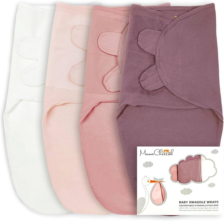 Mama Cheetah Preemie Swaddle Sack - Organic Swaddle Sleep Sacks, Easy Swaddles for Premature Baby... | Amazon (US)