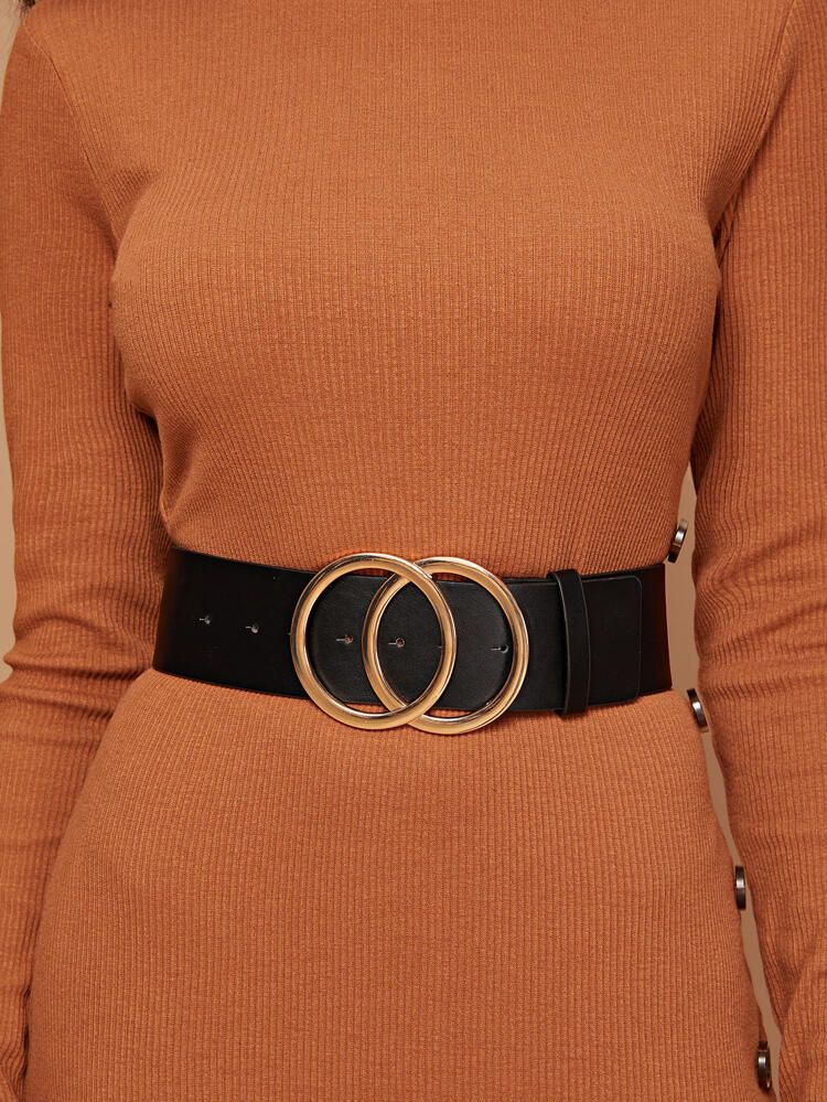 Double O-ring Buckle Belt | SHEIN