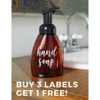 Foaming Hand Soap Label | Buy 3 Get 1 Free Bundle & Save | Etsy (US)