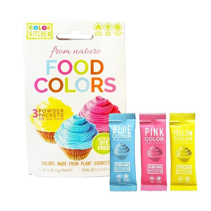 Color Kitchen Food Coloring (3 Colors) – Plant-based Colors | Artificial Dye-free | Gluten-free... | Amazon (US)