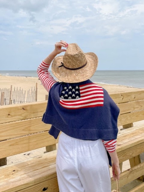 Patriotic American flag sweaters! 
.
Memorial Day outfit Fourth of July outfit 

#LTKFindsUnder50 #LTKSeasonal #LTKStyleTip