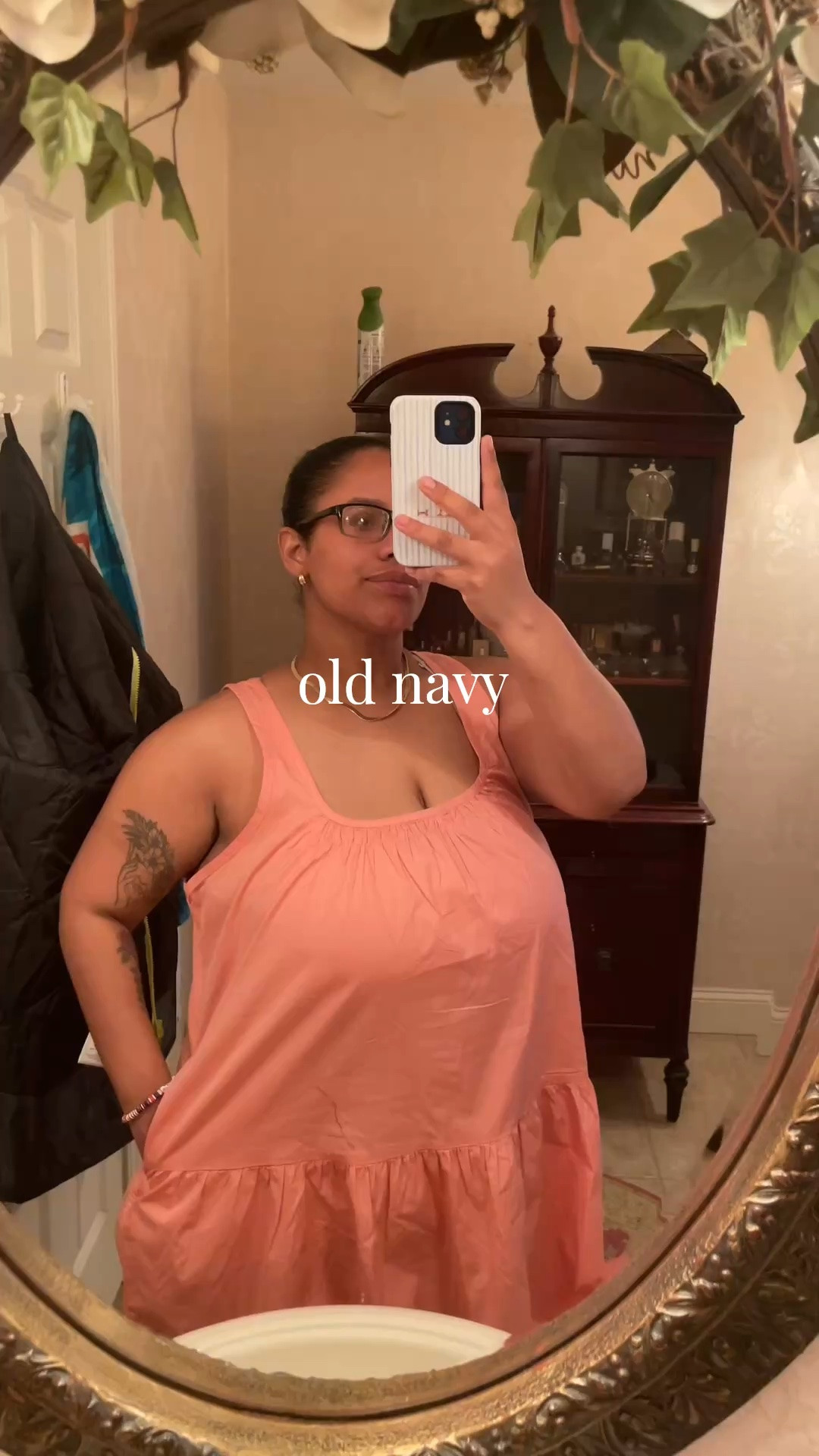 old navy , drop waist swing mini dress ✨ i love how airy it feels . awesome for a pool | beach day outfit and it comes with pockets i mean hello DOUBLE YES 🙌🏼  wearing size XL .

#LTKdayinmylife #LTKootd #LTKmomlife